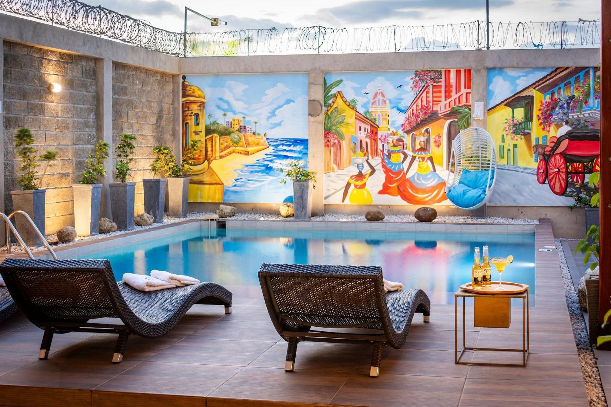 Amazing Beach House 13Br W/Pool & Staff Cartagena المظهر الخارجي الصورة