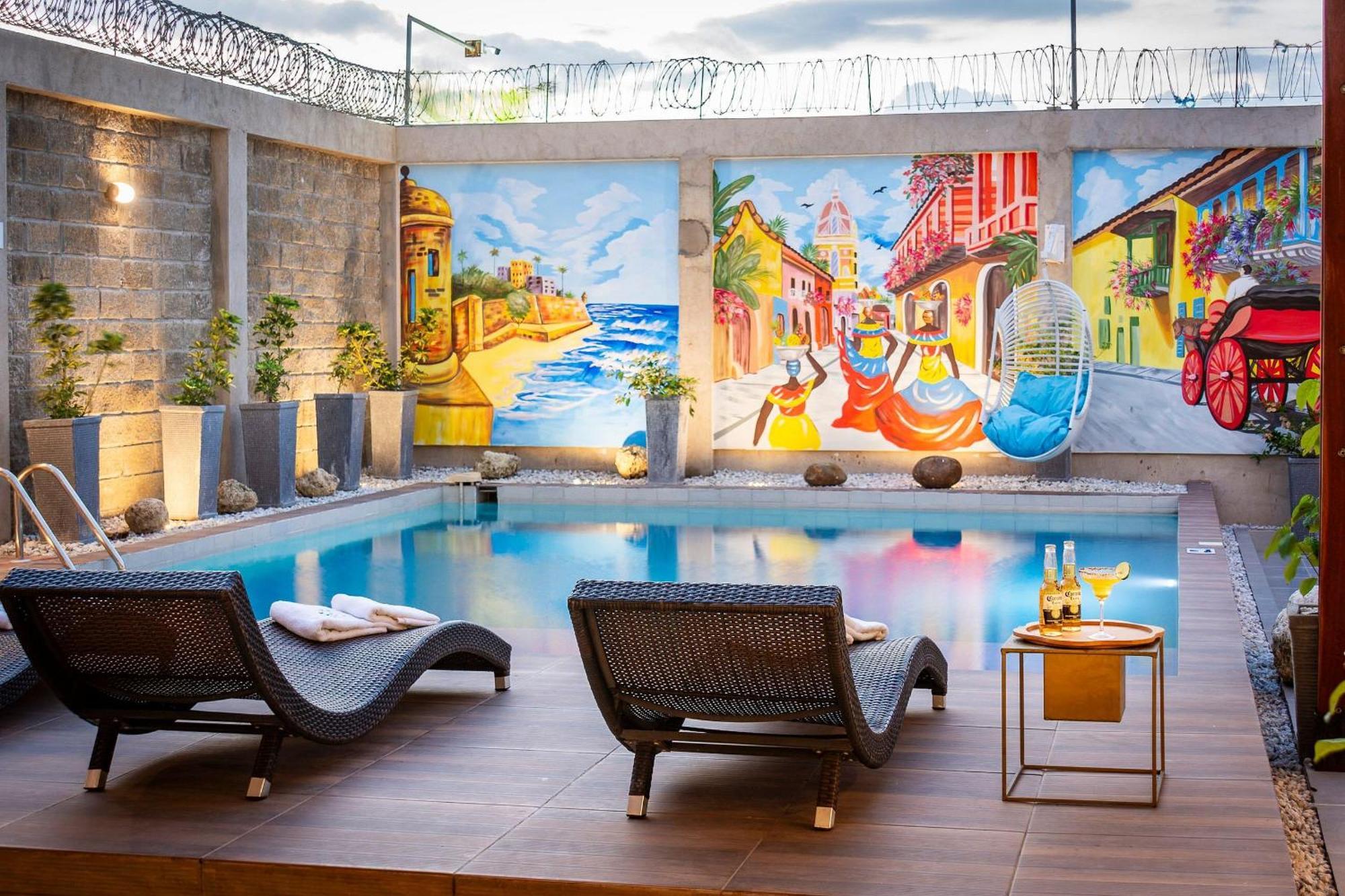Amazing Beach House 13Br W/Pool & Staff Cartagena المظهر الخارجي الصورة