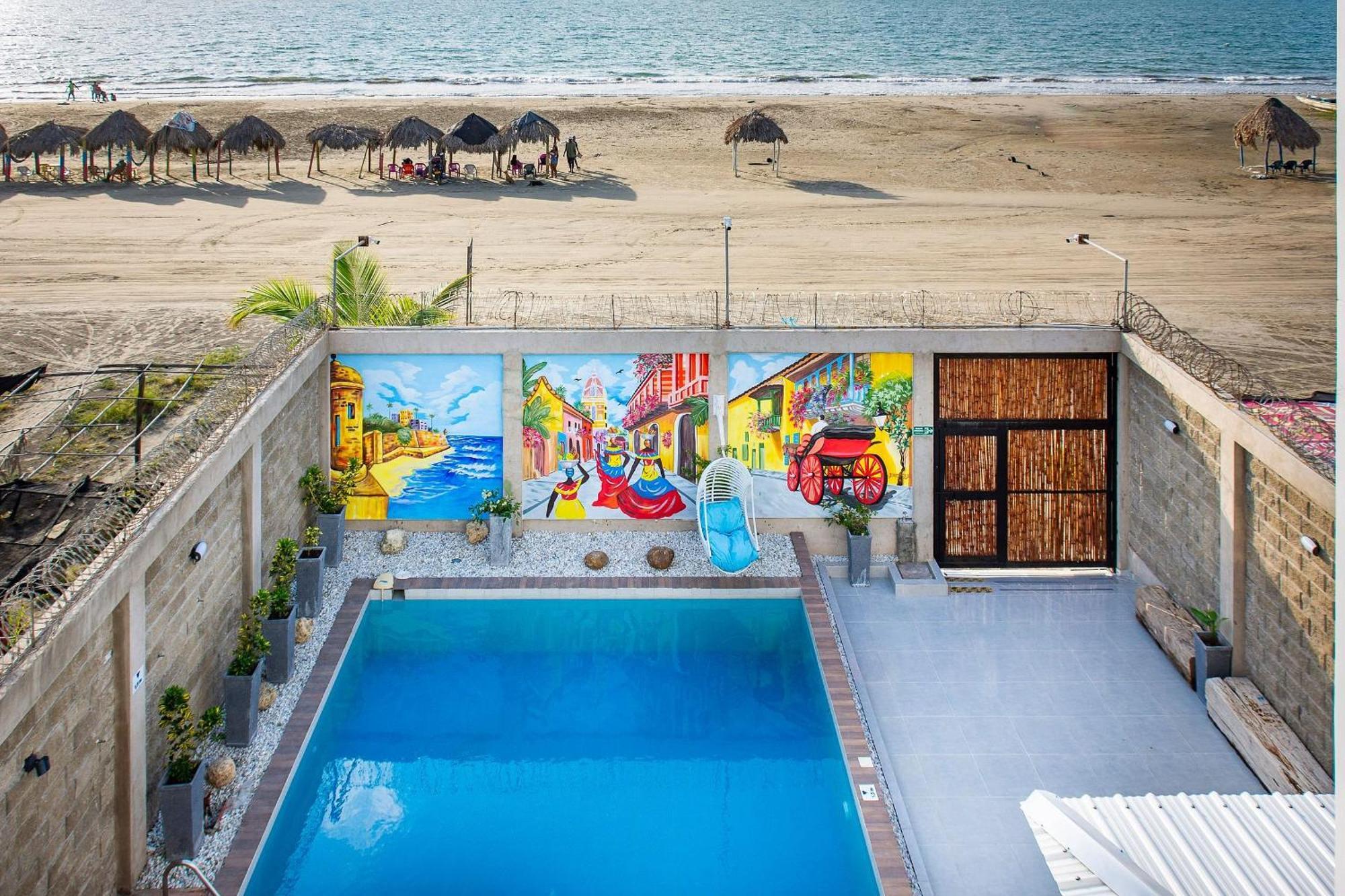 Amazing Beach House 13Br W/Pool & Staff Cartagena المظهر الخارجي الصورة